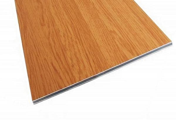 Wooden aluminium composite panel Material